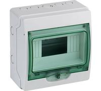 Schneider Electric 13443 13443 Coffret de distribution montage en saillie Nombre de divisions = 8 Nbr de rangées = 1 Contenu 1 pc(s)