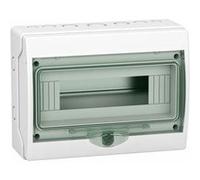 Schneider Electric 13444 13444 Coffret de distribution montage en saillie Nombre de divisions = 12 Nbr de rangées = 1 Contenu
