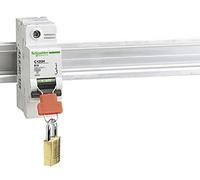 Schneider Electric 27145 Elément de verrouillage pour interrupteur LS C120 en position ON ou OFF Accessoires pour petits distributeurs 4 pc(s)