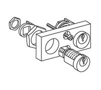Schneider Electric 48572 1 Serrure avec 1 clé + kit d'adaptation