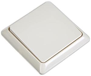 Schneider Electric 506100 ELSO Taster 42V/1A Unterputz RENOVIERUNG Perlweiss Bouton Poussoir Installation 1A.42V REN PW, Blanc Perle