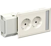 Schneider Electric 5940021 Boîtier dencastrement prise électrique double 1 pc(s) blanc