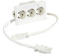 Schneider Electric 5940201 Boîtier dencastrement prise électrique triple 1 pc(s) blanc