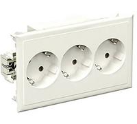 Schneider Electric 5940311 Boîtier dencastrement prise électrique triple 1 pc(s) blanc