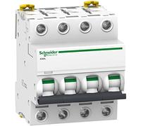 Schneider electric a9 F94450 iC60L disjoncteur, acti9, Courbure C, 4P, 85 mm hauteur x 72 mm largeur x 78.5 mm profondeur, 50 A courant, 50/60 Hz, Blanc