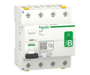Schneider Electric A9Z66463 Inter Diff iID 4P 63A B 500m