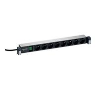 Schneider Electric - Actassi - panneau 19P alimentation 230V - 8 Prises cour. std Fr. - interrupteur - VDIG162711