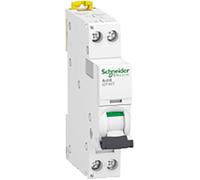 Schneider Electric – Disjoncteur modulaire Acti9 iDT40T A9P12610 – 1P+N, 10A, courbe B, 4500A/6kA