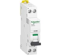 Schneider Electric Disjoncteur modulaire Acti9 iDT40T A9P12640 1P+N 40A Courbe B 4500A/6kA