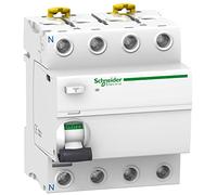 Schneider Electric - Acti9, iID interrupteur différentiel 4P 100A 100mA type AC - A9R12491