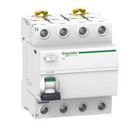 interrupteur différentiel - schneider acti9 iid - 4p - 100a - 30ma - type ac
