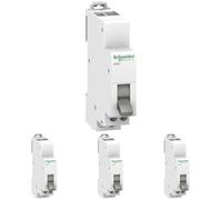 Schneider Electric - Acti9, iSSW commutateur 3 positions 1 contact inverseur OF 20A 230V - A9E18073 Blanc (Lot de 4)