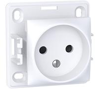 Schneider Electric - Alréa, prise de courant 2P, connexion à vis, blanc polaire - ALB61270P