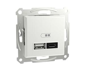 Schneider Electric Asfora EPH2770421D Station de charge USB encastrée type C 45 W