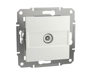 Schneider Electric Asfora EPH3270321D Prise TV encastrée 8 dB SAT 1 sortie Blanc