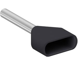 Schneider Electric AZ5DE015D Embout simple d'extrémité de câble 1.0 mm² noir 500 pc(s)