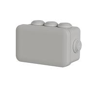 Schneider Electric Boîte de jonction ENN05003 Mureva BOX, lot de 5 boîtiers à montage en surface avec 8 œillets Ø 20 mm, 105 x 65 x 55 mm, adaptée aux pièces humides et à une utilisation en extérieur, classe de protection IP55, prise étanche à l'humidité, gris