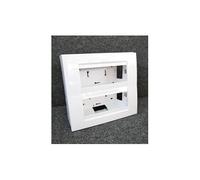 Schneider Electric - Boite saillie 6 postes 2 rangees de 3 postes blanc polaire pour appareillage 45x45mm ALTIRA