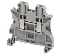 Schneider Electric - Borne à vis - passant - 2 points - 2,5mm² - gris - NSYTRV22