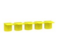 Schneider Electric – Cache-dents pour peignes – Lot de 20 – Jaune – Acier allié – M8
