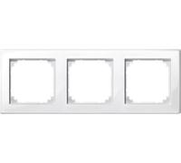 Schneider Electric Cadre M-Smart-Rahmen 478319 - Blanc Polaire Brillant - 3 fach