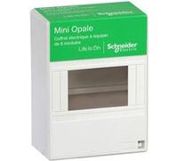 Schneider Electric - Coffret électrique à équiper mini opale - 8 modules - Schneider Blanc G