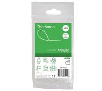 Schneider Electric - Collier serre-cable translucide 100x2.5mm (blister de 20) pour fixation de fils et cables Ø 20mm max PA6.6 anti-UV Thorsman