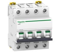 Schneider Electric Disjoncteur Acti9 iC60N 4P 40A 6000A courbe C -A9F79440