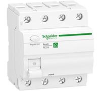 Schneider Electric Disjoncteur différentiel RESI9 4P 63 A 30 MA type A R9R22463