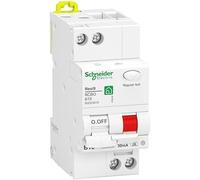 Schneider Electric Disjoncteur FI Resi9, 1 pôle + N, 16 A, caractéristique B, 10 mA, type A, 6 kA, référence R9D03616