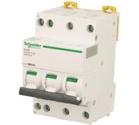 Schneider Electric - Disjoncteur Modulaire Tétrapolaire Compact Schneider Acti9 Ic40n 32a Courbe C