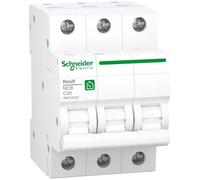 Schneider Electric Disjoncteur RESI9 3P 20A C 6KA R9F24320