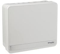 Schneider Electric Easy9+ - Unité consommateur, 8 voies, sans entrants, boîtier de montage en surface, kit semi-encastré disponible, EZ9E8MCU, métal