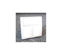 Schneider Electric - Enjoliveur pour prise double RJ45 infra+ blanc polaire 45x45mm ALTIRA