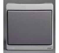 Schneider Electric Enn34026 Push Symbole sonnerie IP44, gris