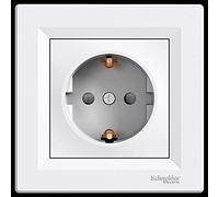 Schneider Electric Eph2900221 Socle Schuko 16 A 250 V Blanc