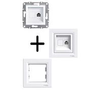 Schneider Electric Eph4100121 prise téléphonique RJ11, Blanc