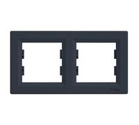 Schneider Electric Eph5800271 Cadre 2 éléments, Anthracite