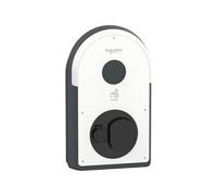 Schneider Electric EVB3S22N4FB Pro AC Wallbox Colonne de Charge pour Voiture électrique T2S & TF, FI Type B-EV, IP54, IK10, Lecteur NFC/RFID 22 KW