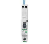 Schneider Electric EZ9D16832 Easy9 Disjoncteur de courant résiduel avec protection contre les surintensités, 1P + NS, 32 A, courbe B, 6000 A, 30 mA, Gris
