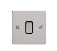Schneider Electric GU2210BPC Ultimate Plaque plate 2 pôles 1 poste Chrome