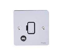 Schneider Electric GU5203BPC Ultimate Plaque plate sans interrupteur Chrome