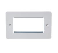 Schneider Electric GU8280PW Ultimate UFP Plaque plate 2 voies Blanc laqué