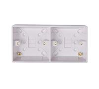 Schneider Electric GU9D25 Ultimate White Moulded Pattress double surface 25 mm