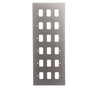 Schneider Electric GUG18GPN Ultimate Grid System Plaque plate 18 vitesses, cadre, nickel nacré