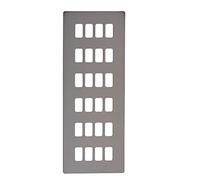 Schneider Electric GUGS24GBN Système de grille sans vis 24 vitesses Nickel noir