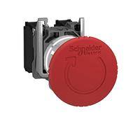 Schneider Electric - Harmony XB4 - bouton arrêt urgence - Ø40 - pousser tourner - rouge - 2O - vis - XB4BS8444