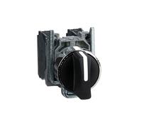 Schneider Electric - Harmony XB4 - bouton tournant à manette - Ø22-3 pos rap C - noir - 2F - vis - XB4BD53
