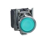 Schneider Electric - Harmony XB4 - poussoir lumineux LED - 1F+1O - vert - Ø22-24VACDC - XB4BW33B5