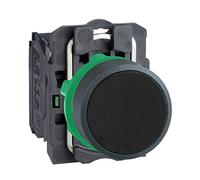 Schneider Electric - Harmony XB5 - bouton poussoir à impulsion - Ø22 - noir - 1F - vis étrier - XB5AA21